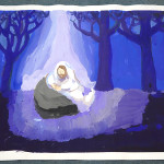 «Иисус молится в Гефсиманском саду» Моллер Агапова Барбара, 9 лет
